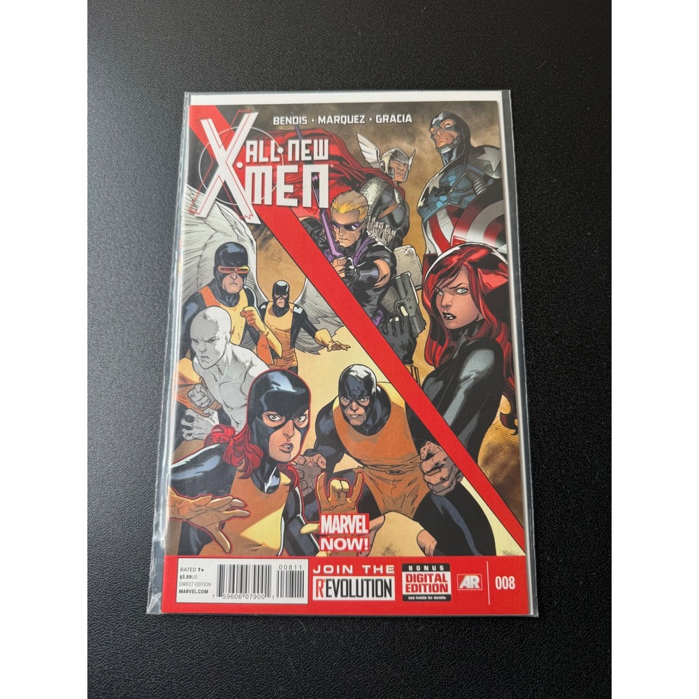 All-New X-Men 8 Marvel 2013 Bendis Marquez Avengers Crossover Comic‎ Book